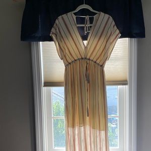 Vici Radiant Striped Maxi Dress.  Size M.  NWT.